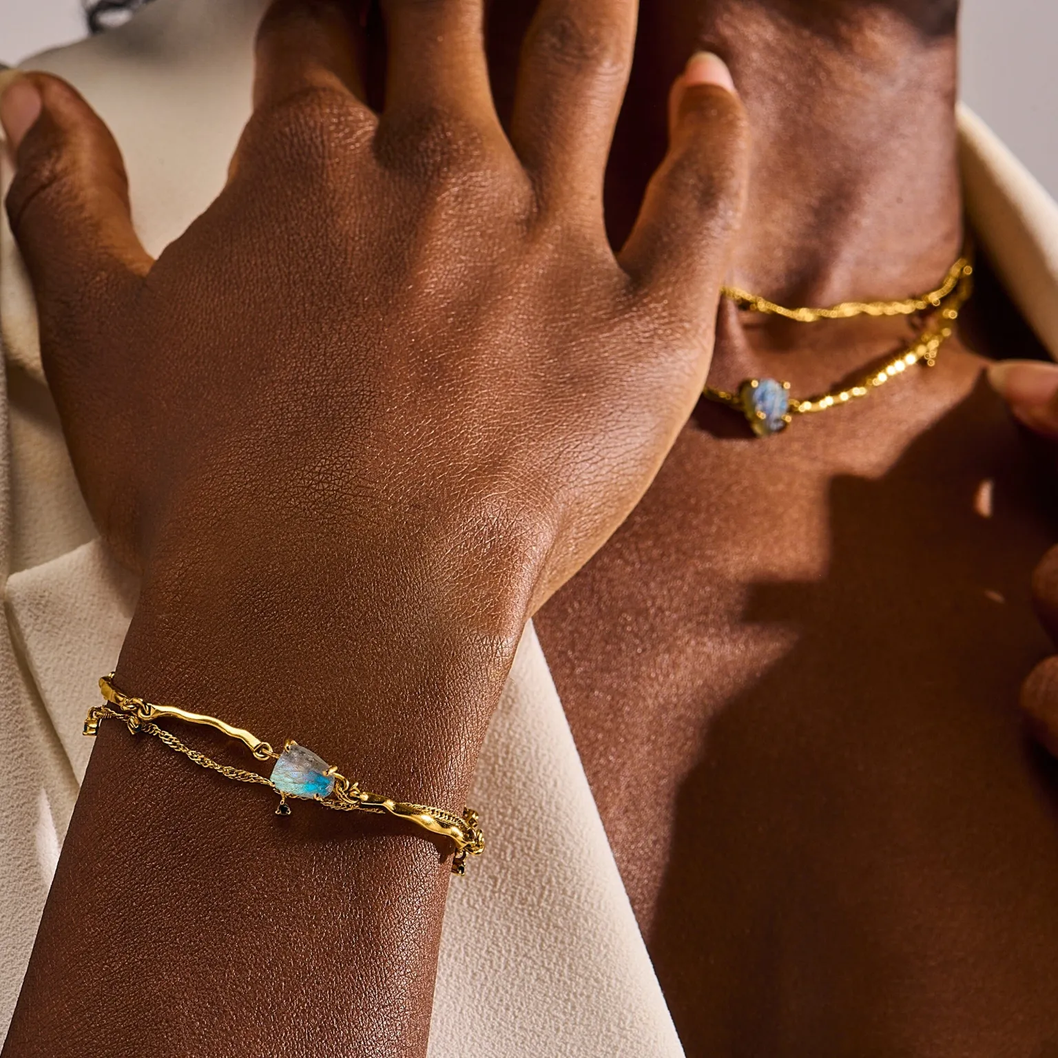 Labradorite Bracelet - Flow