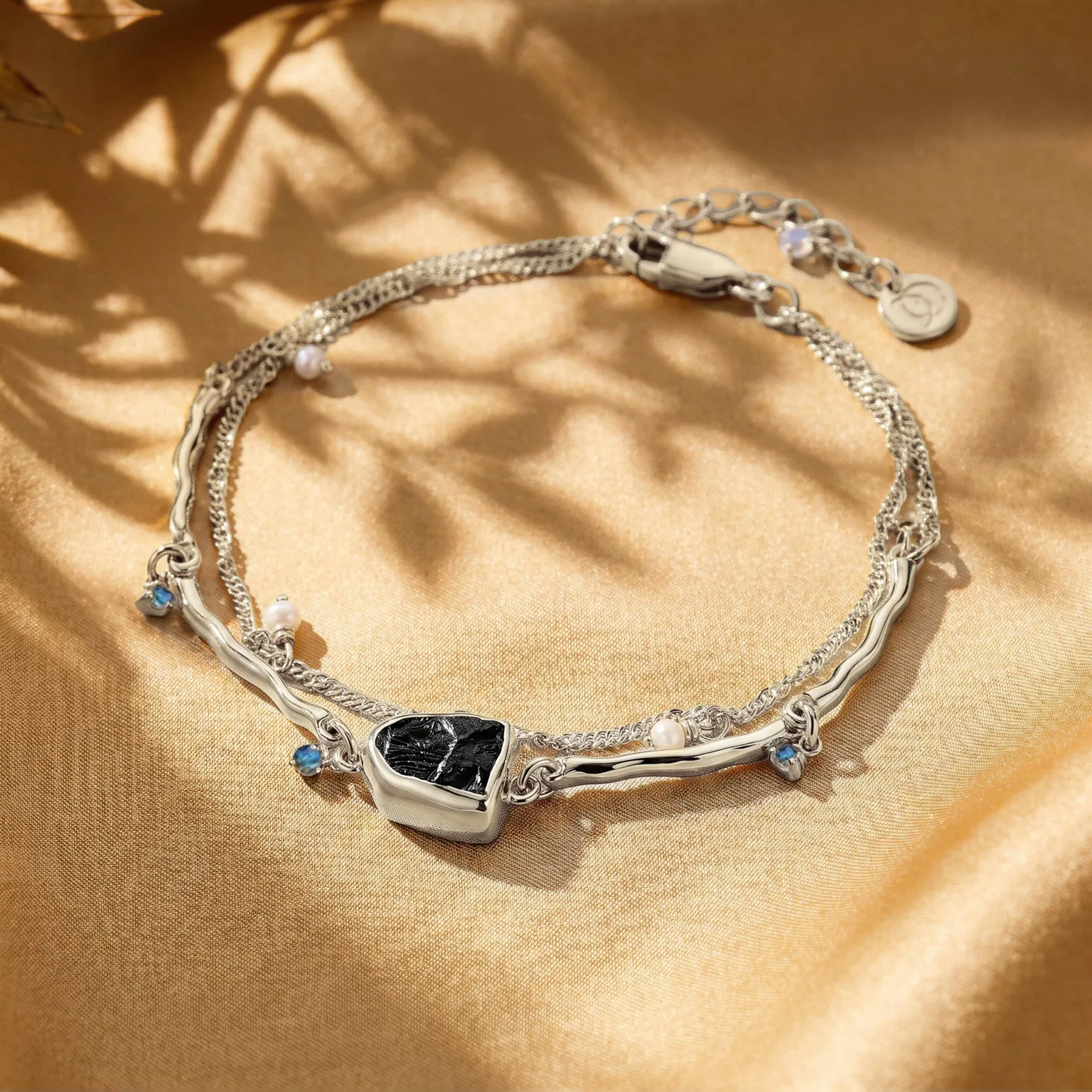 Black Obsidian Pearl Bracelet - Heirloom