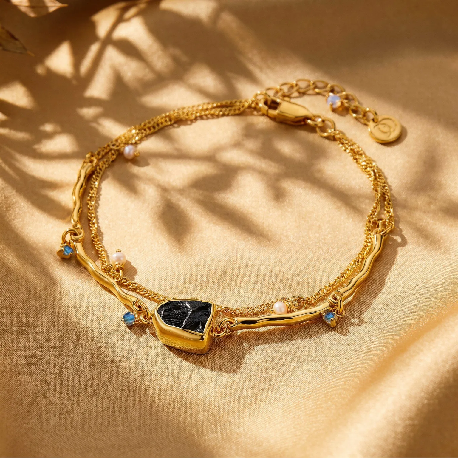Black Obsidian Pearl Bracelet - Heirloom