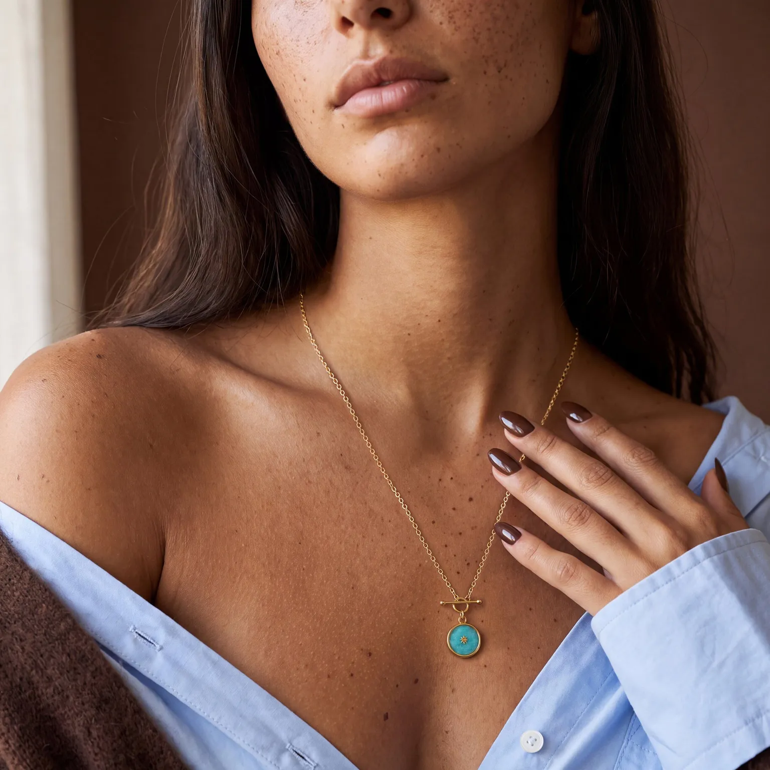 Amazonite T-Lock Necklace - Sol