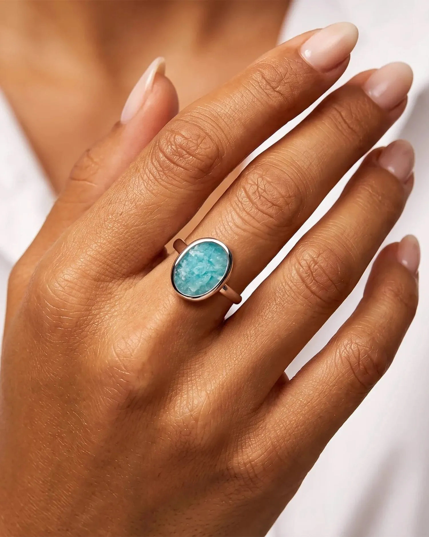 Amazonite Ring - Enfolded