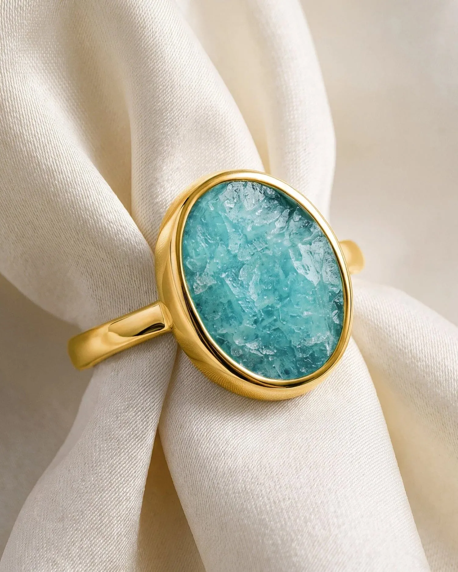 Amazonite Ring - Enfolded